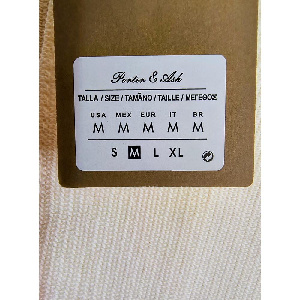 Porter and Ash Men's Cream Colored Button Down Shirt NWT Size M - Picture 4 of 13